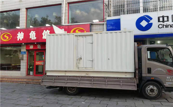 六弓乡出租发电机施工案例